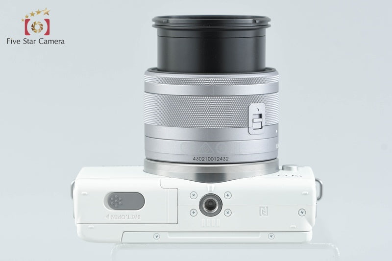 Canon EOS M100 White 24.2 MP Digital Camera EF-M 15-45 IS STM Lens
