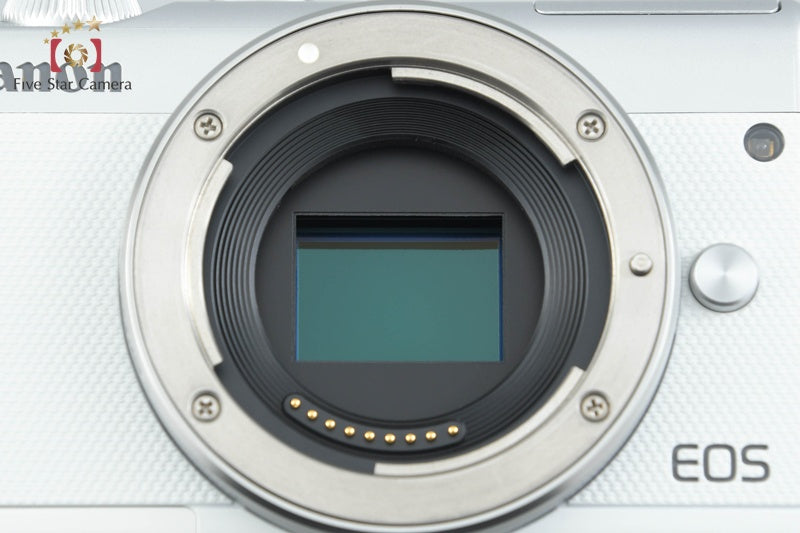 Canon EOS M100 White 24.2 MP Digital Camera EF-M 15-45 IS STM Lens