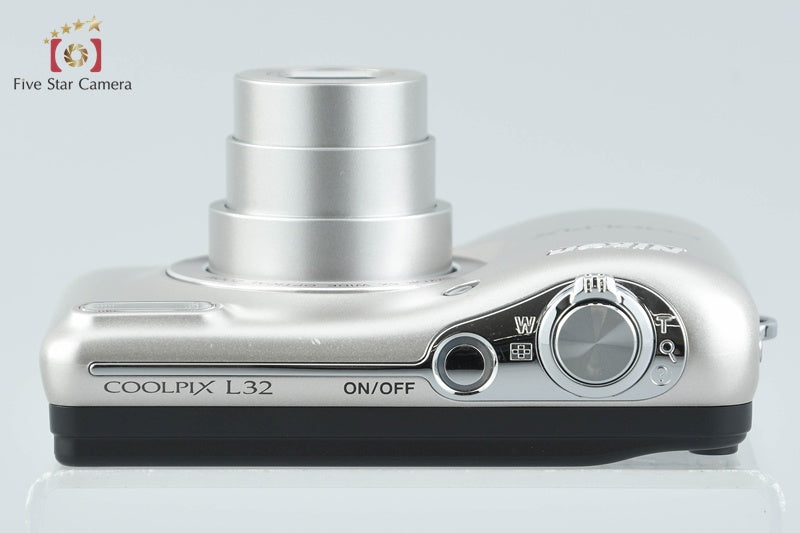 Nikon COOLPIX L32 Silver 20.1 MP Digital Camera