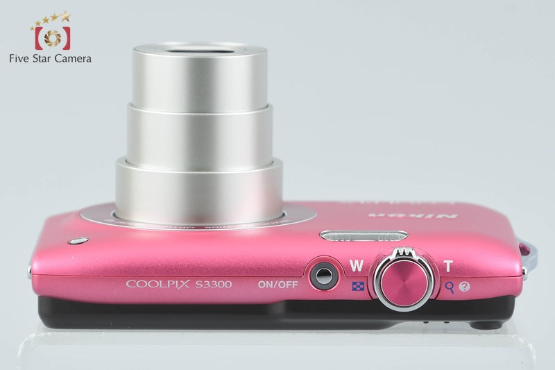 Nikon COOLPIX S3300 Strawberry Pink 16.0 MP Digital Camera