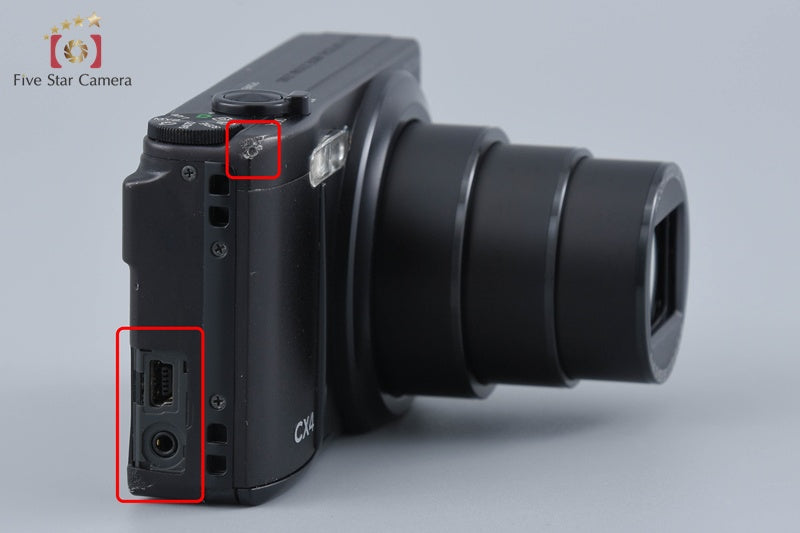 "Shutter count 2,496" Ricoh CX4 Black 10.0 MP Digital Camera