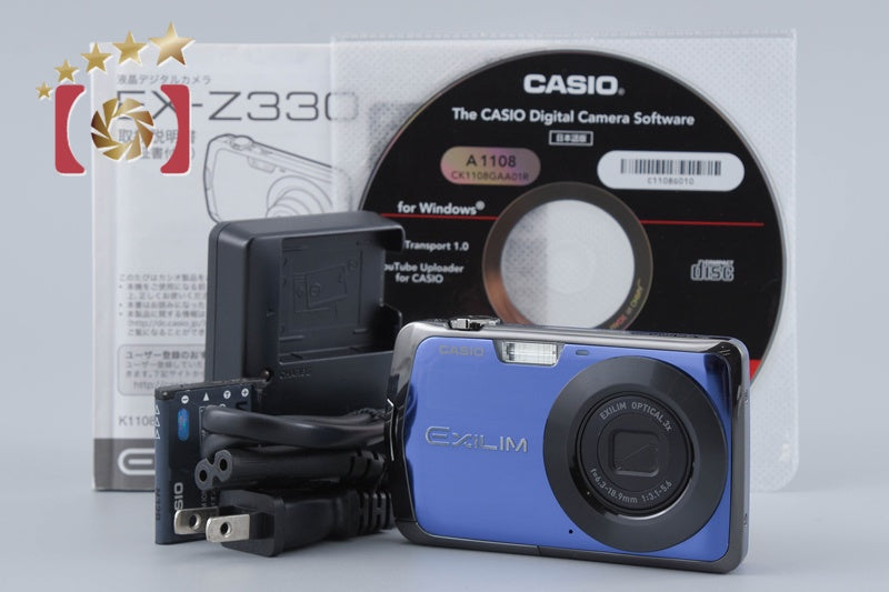 Casio EXILIM EX-Z330 Blue 12.1 MP Digital Camera