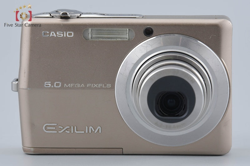 Casio EXILIM ZOOM EX-Z600 Gold 6.0 MP Digital Camera