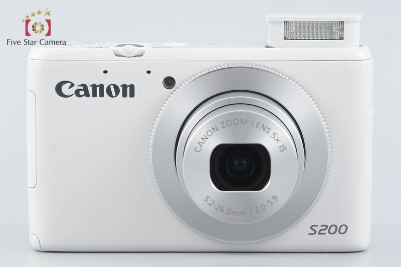 Canon PowerShot S200 White 10.1 MP Digital Camera Seven-Eleven Model