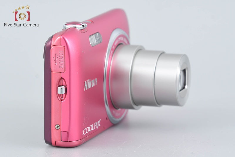 Nikon COOLPIX S3500 Strawberry Pink 20.0 MP Digital Camera