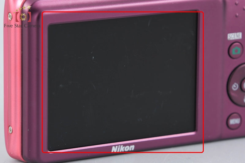 Nikon COOLPIX S3500 Strawberry Pink 20.0 MP Digital Camera