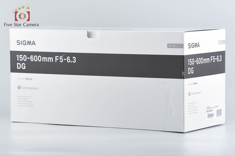 Sigma 150-600mm f/5-6.3 DG OS HSM Contemporary for Canon w/ Box