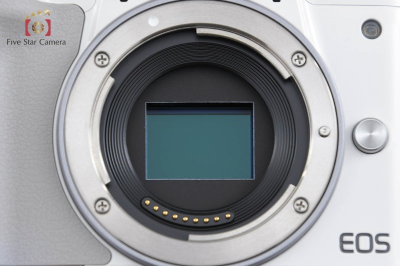 "Count 1,000" Canon EOS Kiss M / M50 White 24.0 MP 15-45 55-200 IS STM Lenses