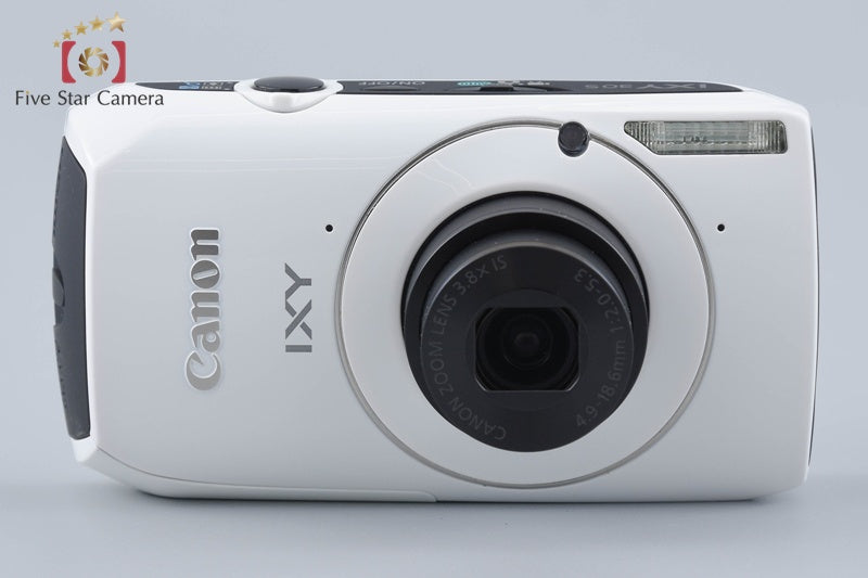 Canon IXY 30S White 10.0 MP Digital Camera w/ Box