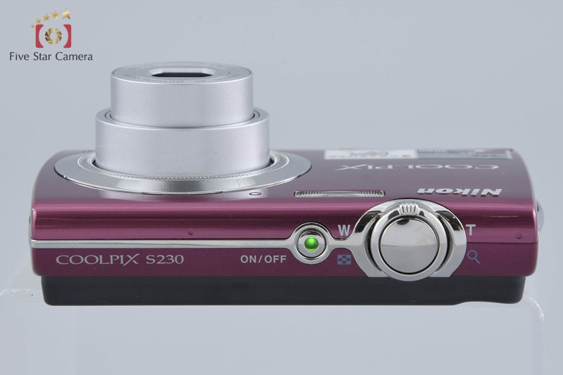 Nikon COOLPIX S230 Purple 10.0 MP Digital Camera