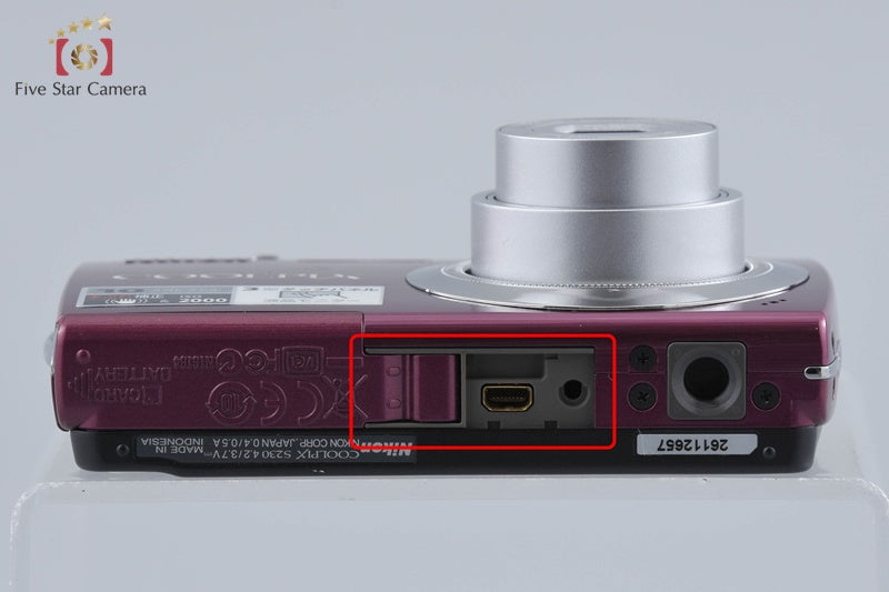Nikon COOLPIX S230 Purple 10.0 MP Digital Camera