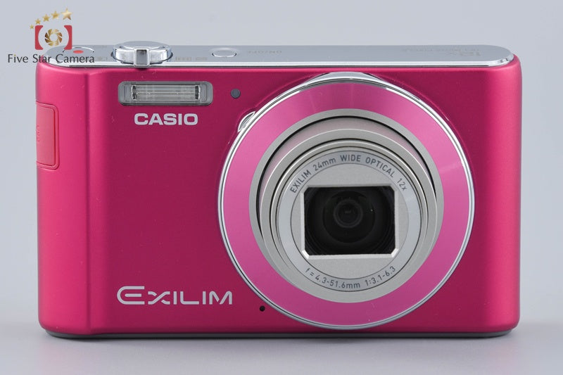 CASIO EXILIM EX-ZS190 Pink 16.1 MP Digital Camera w/ Box