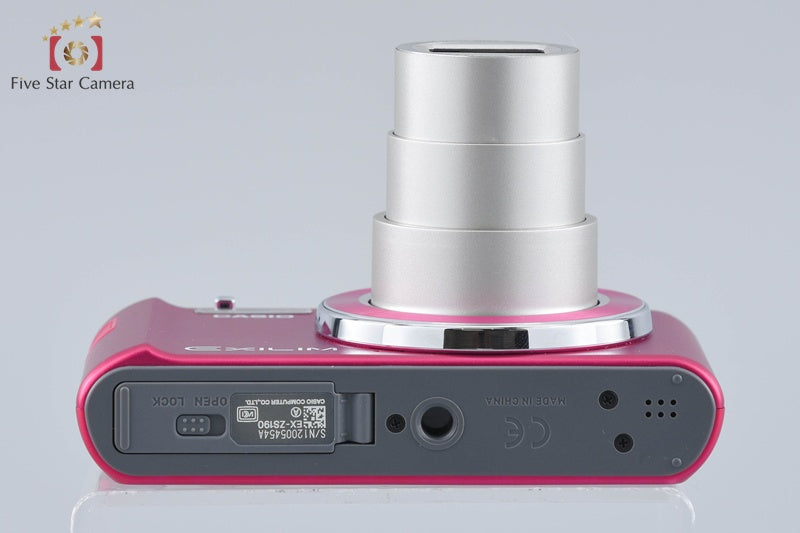 CASIO EXILIM EX-ZS190 Pink 16.1 MP Digital Camera w/ Box
