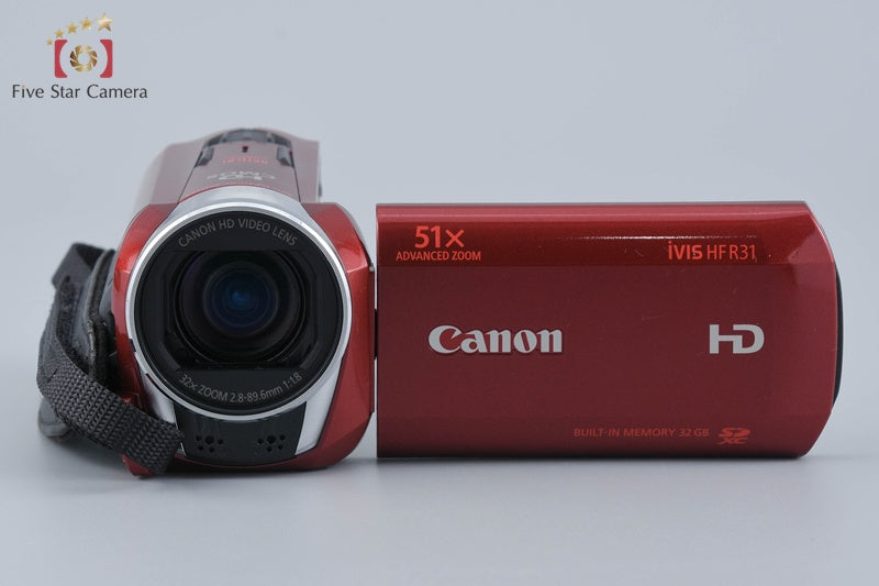 Canon iVIS HF R31 Red Full HD Digital Camcorder