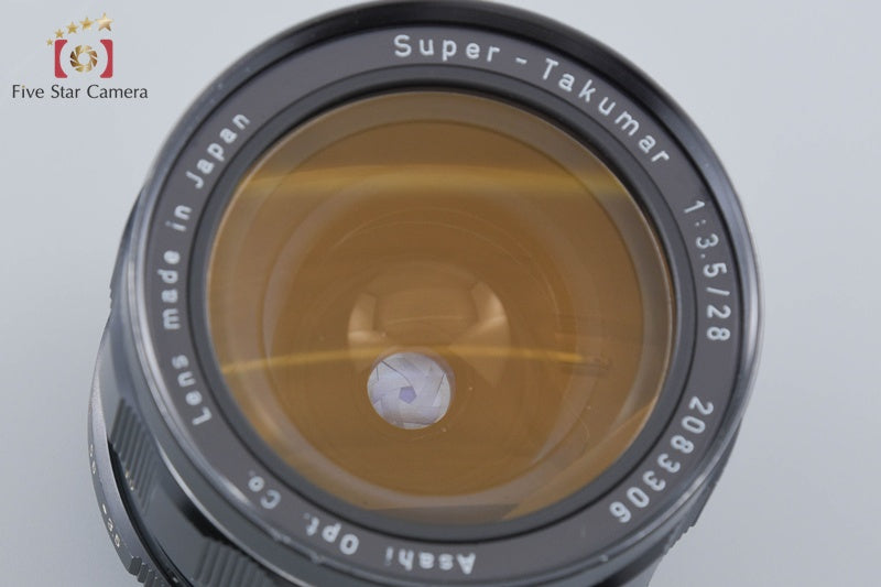 PENTAX Super-Takumar 28mm f/3.5 M42 Mount Lens