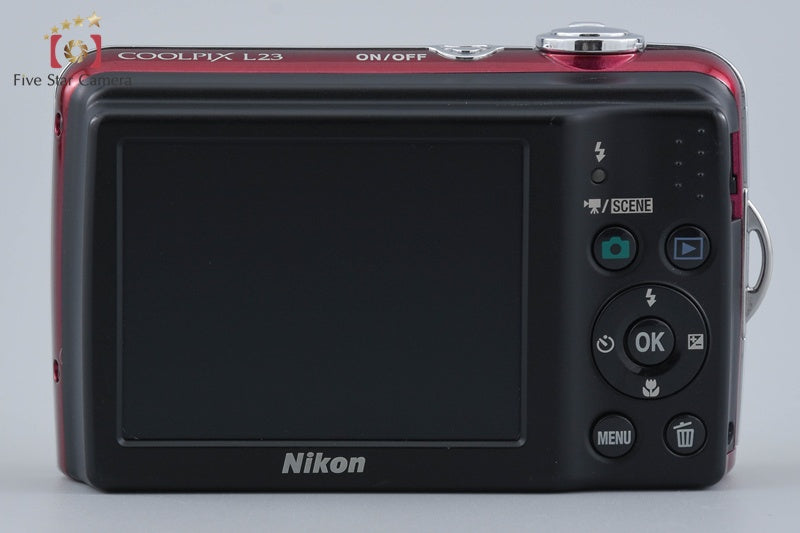 Nikon COOLPIX L23 Red 10.1 MP Digital Camera