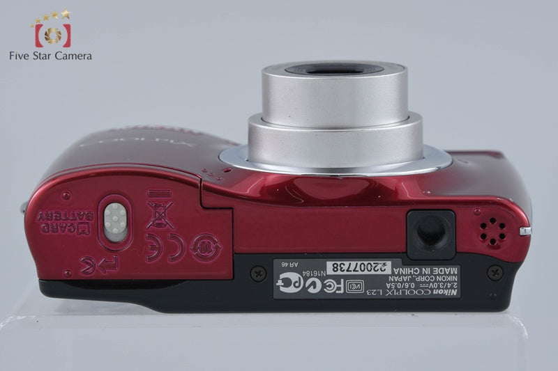 Nikon COOLPIX L23 Red 10.1 MP Digital Camera