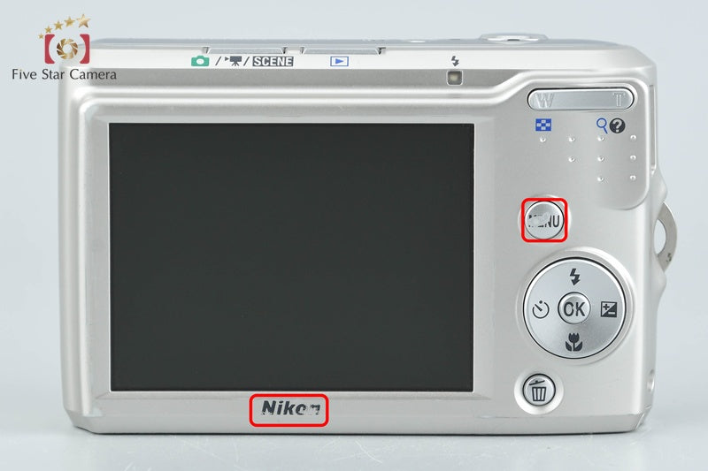 Nikon COOLPIX L16 Silver 7.1 MP Digital Camera