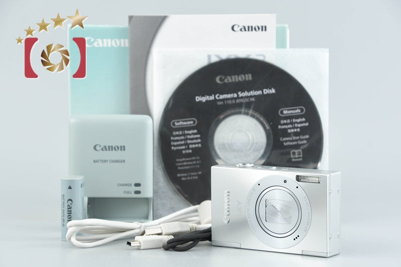 Canon IXY 3 Silver 10.1 MP Digital Camera w/ Box
