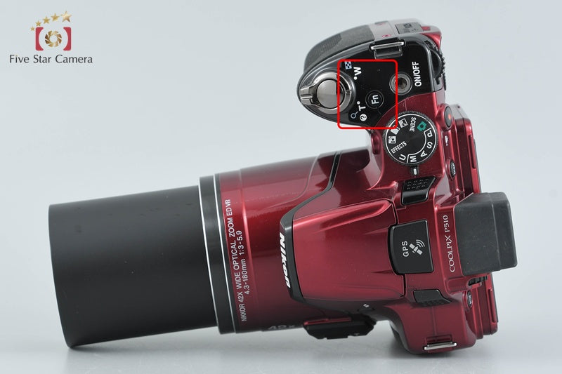 Nikon COOLPIX P510 Red 16.1 MP Digital Camera
