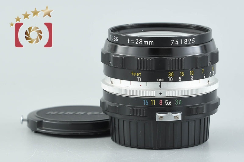 Nikon NIKKOR-H Auto 28mm f/3.5 Non Ai Lens