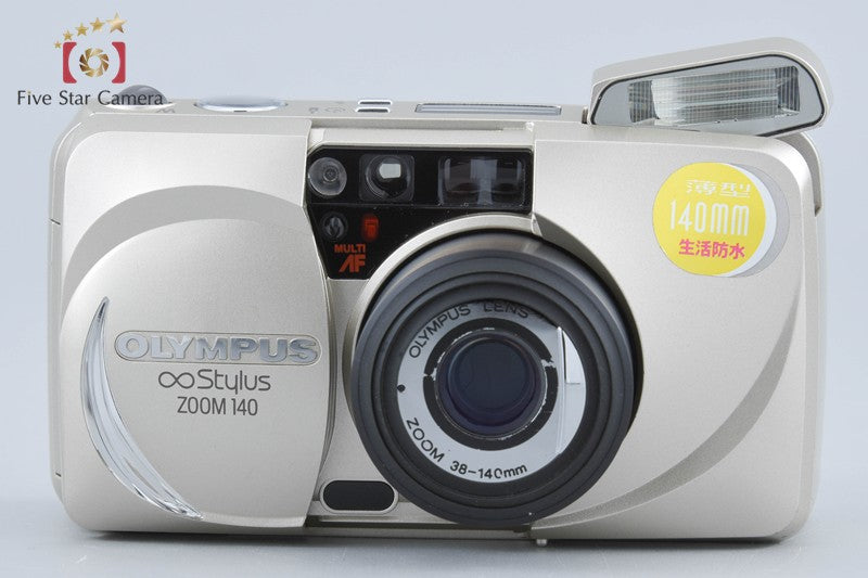 Olympus Stylus Zoom 140 Champagne Gold 35mm Point & Shoot Film Camera