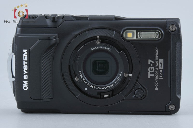 "Shutter count 233" OM SYSTEM Olympus Tough TG-7 Black 12.0 MP Digital Camera