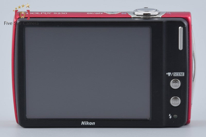 Nikon COOLPIX S230 Rose Red 10.0 MP Digital Camera