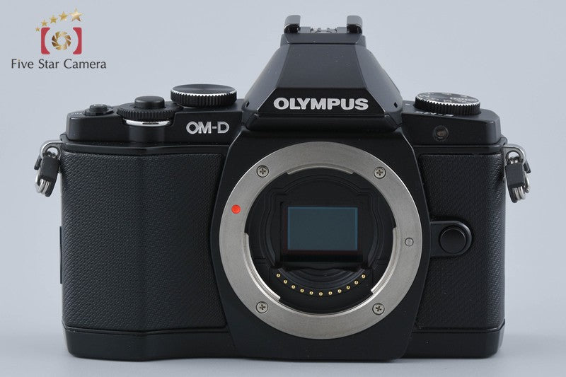 "Count 2,300" Olympus OM-D E-M5 Black 16.0 MP Digital Mirrorless Camera Body