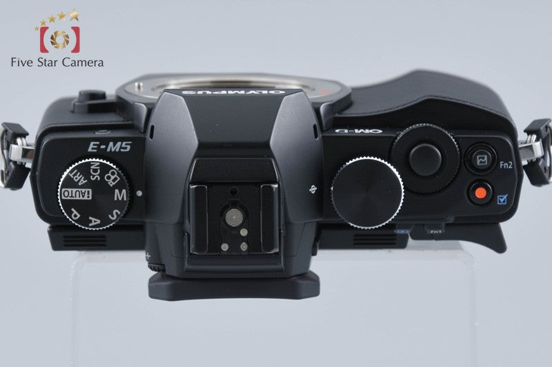 "Count 2,300" Olympus OM-D E-M5 Black 16.0 MP Digital Mirrorless Camera Body