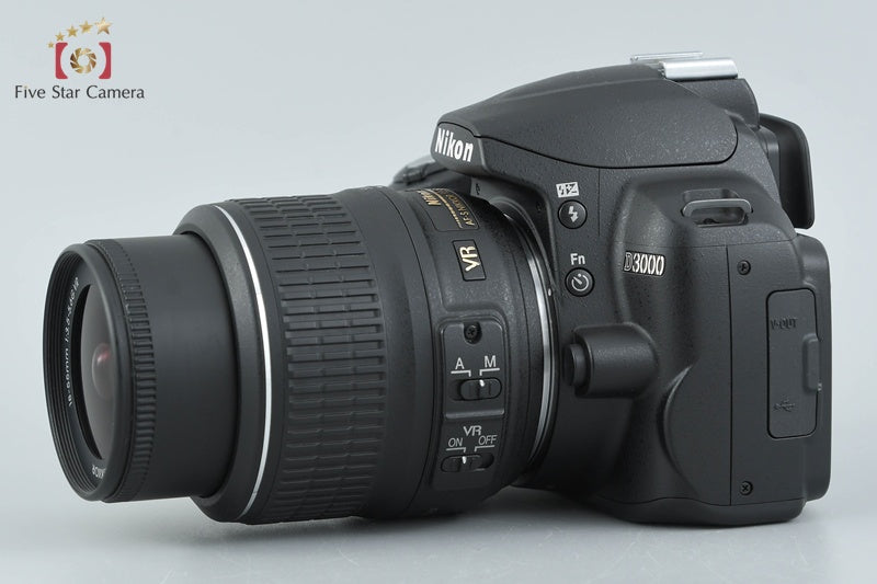 "Shutter count 818" Nikon D3000 10.2 MP DSLR 18-55 VR Lens