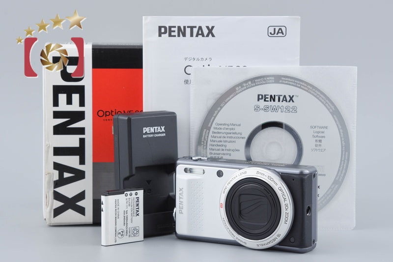 Pentax Optio VS20 Brilliant White 16.0 MP Digital Camera w/ Box