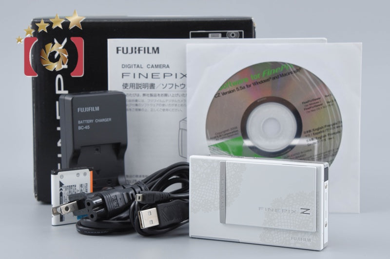Fujifilm FINEPIX Z250fd Decoration White 10.0 MP Digital Camera w/ Box