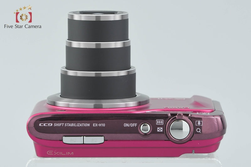 Casio EXILIM EX-H10 Pink 12.1 MP Digital Camera w/ Box