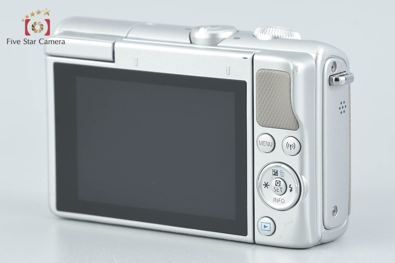 Canon EOS M100 Gray 24.2 MP Digital Camera EF-M 15-45 55-200 Lenses