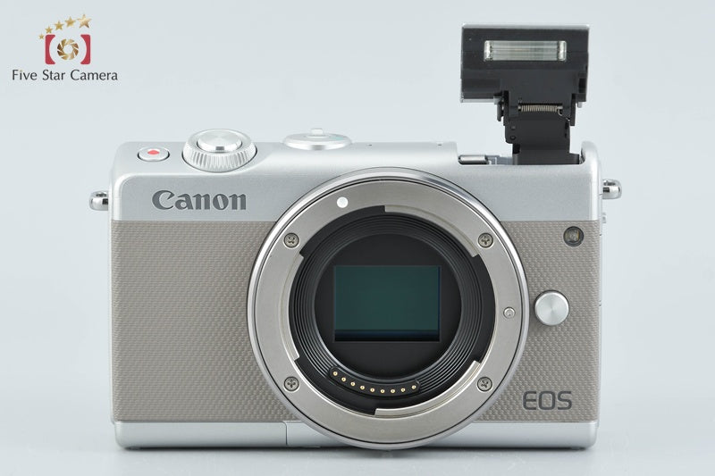 Canon EOS M100 Gray 24.2 MP Digital Camera EF-M 15-45 55-200 Lenses