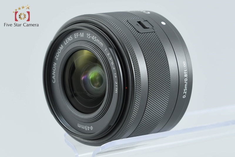 Canon EF-M 15-45mm f/3.5-6.3 IS STM Black w/ Box
