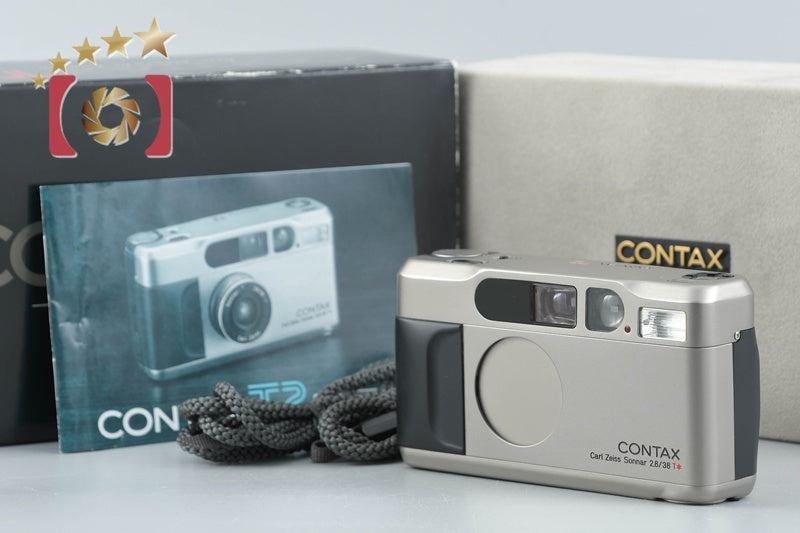CONTAX T2 35mm Point & Shoot Film Camera w/ Box