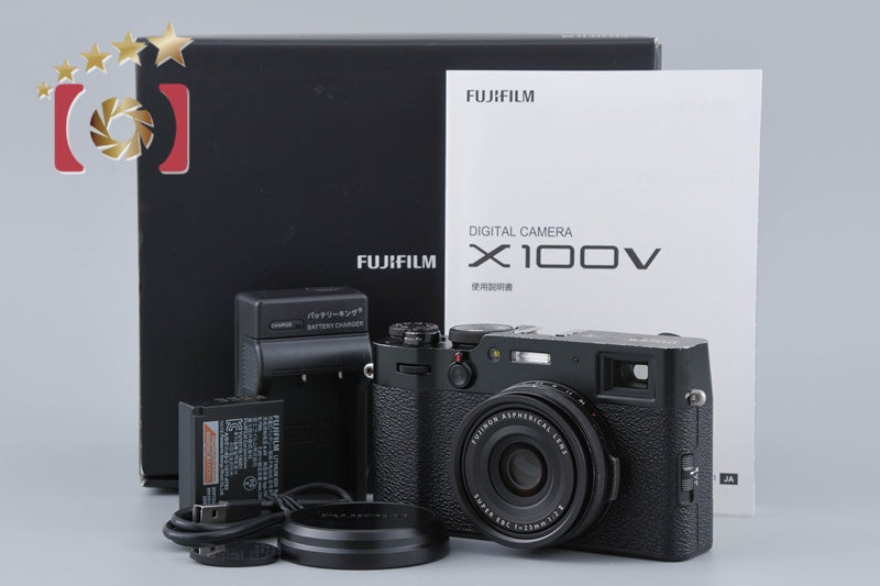 FUJIFILM X100V Black 26.1 MP Digital Camera w/ Box