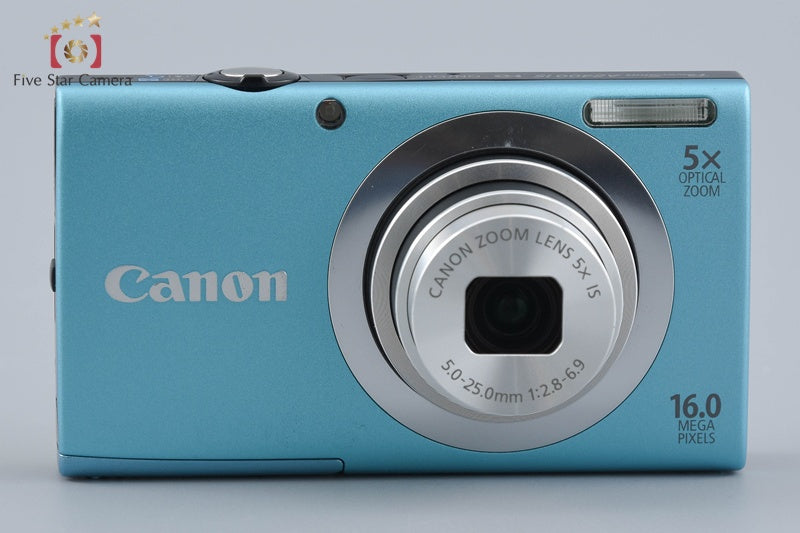Canon PowerShot A2400 IS Blue 16.0 MP Digital Camera w/ Box