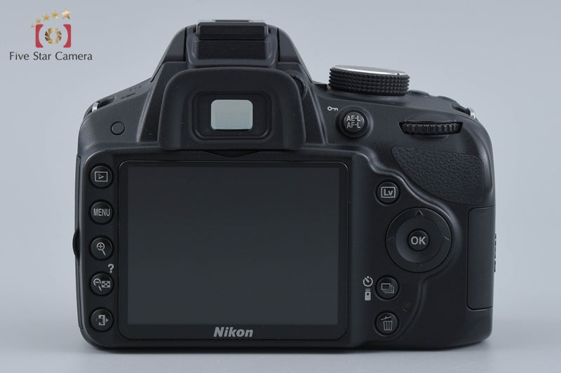 Nikon D3200 Black 24.2 MP DSLR 18-55 VR Lens