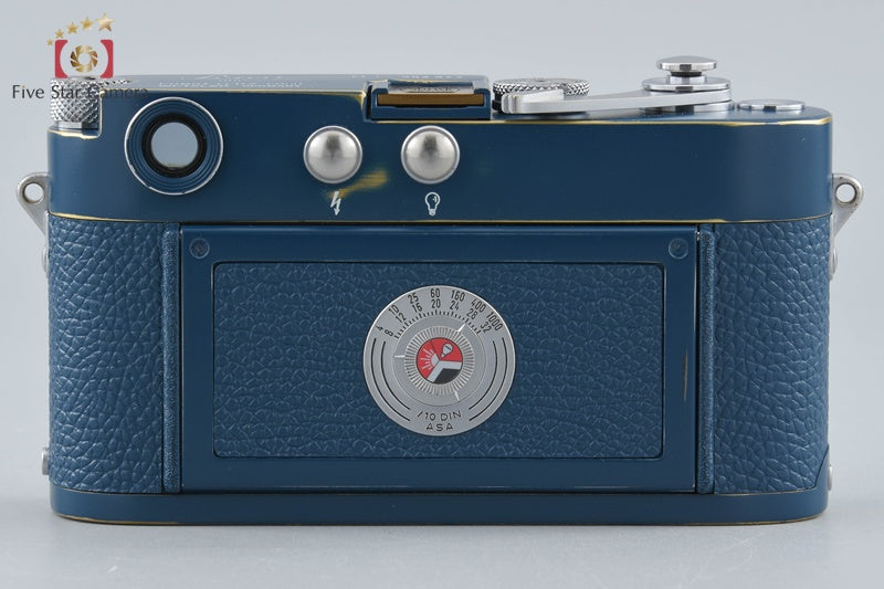 Leica M3 Double Stroke Blue Repaint 35mm Rangefinder Film Camera Body