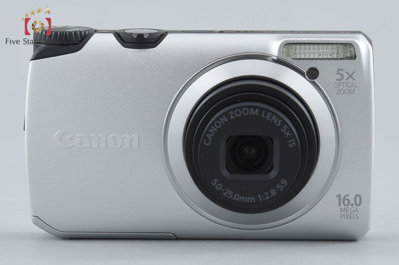 Canon PowerShot A3300 IS Silver 16.0 MP Digital Camera w/ Box