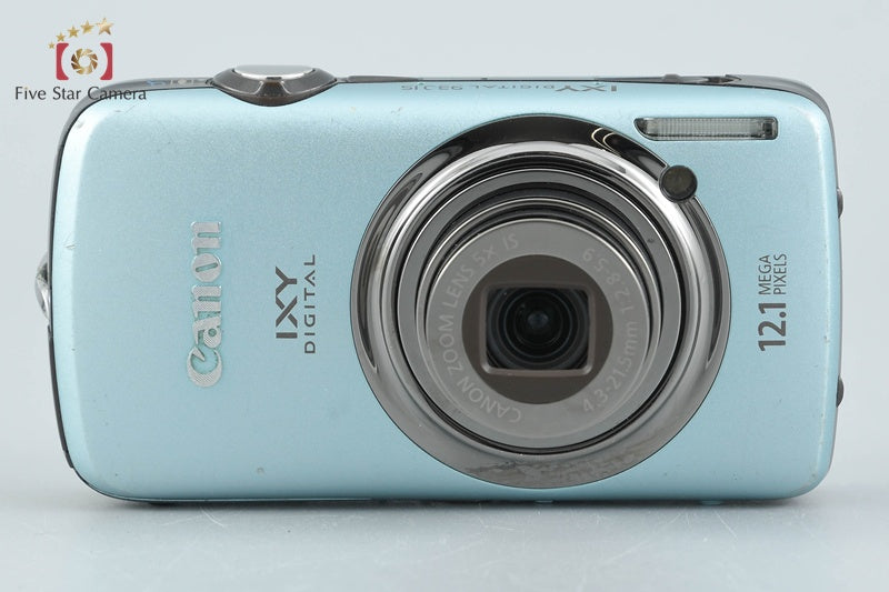 Canon IXY Digital 930 IS Blue 12.1 MP Digital Camera w/ Box