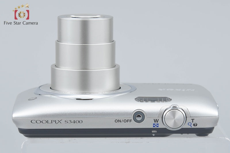 Nikon COOLPIX S3400 Crystal Silver 20.1 MP Digital Camera
