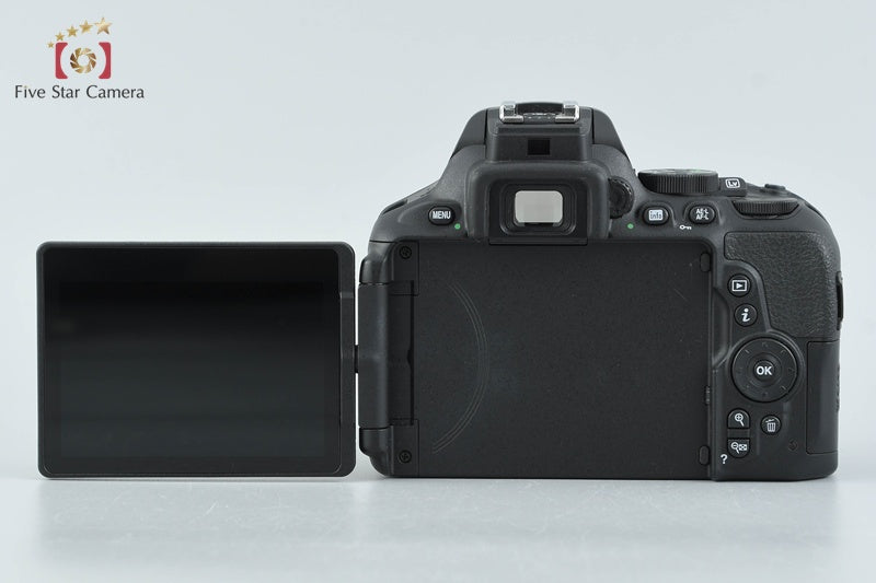 "Count 1,023" Nikon D5600 24.2 MP SLR Digital Camera 18-55 VR Lens