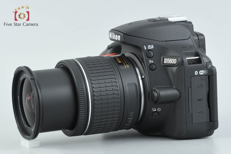 "Count 1,023" Nikon D5600 24.2 MP SLR Digital Camera 18-55 VR Lens