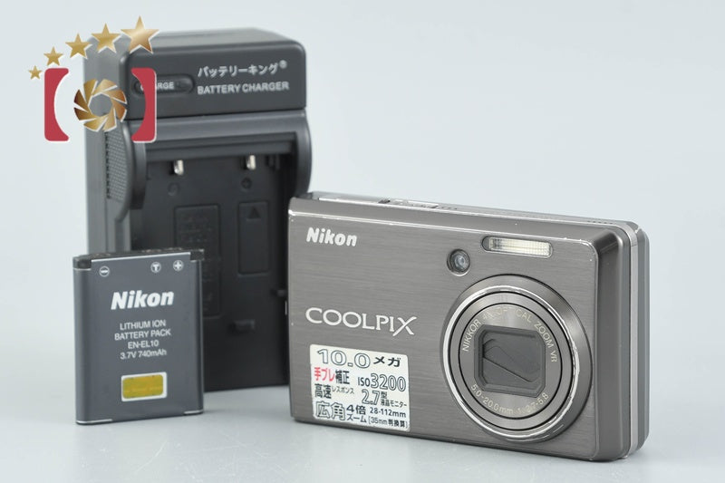 Nikon COOLPIX S600 Urban Black 10.0 MP Digital Camera