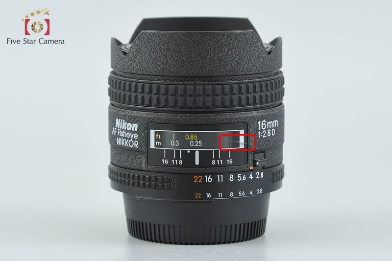 Nikon AF Fisheye NIKKOR 16mm f/2.8 D