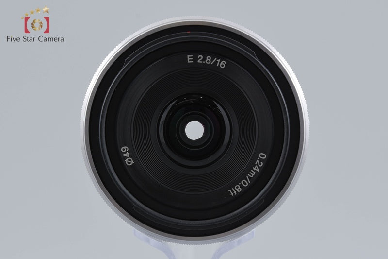 SONY E 16mm f/2.8 SEL16F28 + VCL-ECU1 Ultra Wide Converter 0.75x